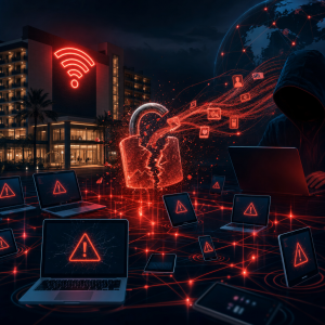 Mehr über den Artikel erfahren Hacker greifen Hotel-WLANs an: Vorsicht bei öffentlichen Netzwerken