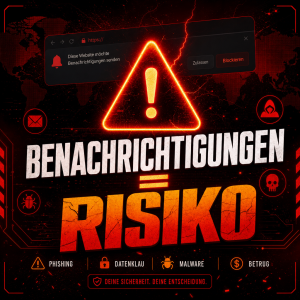 Mehr über den Artikel erfahren Browser-Benachrichtigungen: So schützen Sie sich vor gefährlichen Pop-ups
